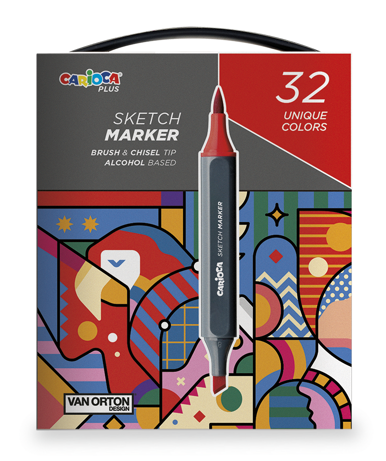 Carioca Plus Trousse de 32 marqueurs pour croquis